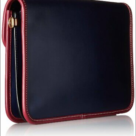 Marc Jacobs Leather Madison Large Shoulder Bag in Midnight Blue with Strap - Picture 14 of 16